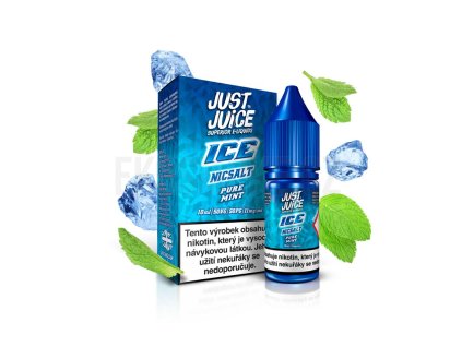 Just Juice Salt ICE Pure Mint (Máta & mentol) 10ml 20mg
