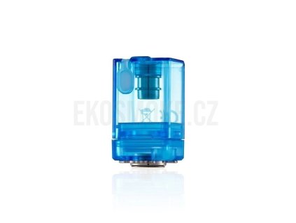 Modrá průsvitná dotMod dotAIO Tank V4 nádrž s kapacitou 4ml a nastavitelným airflow systémem