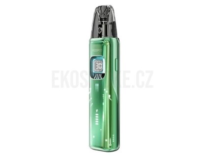 VooPoo Argus Matrix pod kit v zelené barvě Lake Green s elegantním designem a průhlednou cartridge