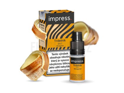 Impress Salt Trdelník (Vanilka, skořice, karamel) 10ml 10mg