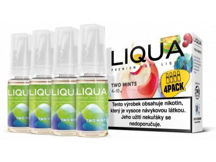 liqua cz elements 4pack two mints 4x10ml chut maty a mentolu