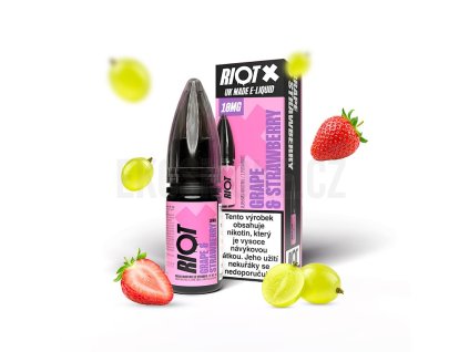 Riot X Salt Grape & Strawberry 10mg
