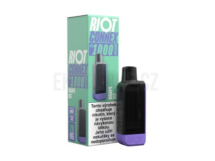 RIOT Connex 1000 předplněná kapsle (Grape Ice) 20mg 1ks