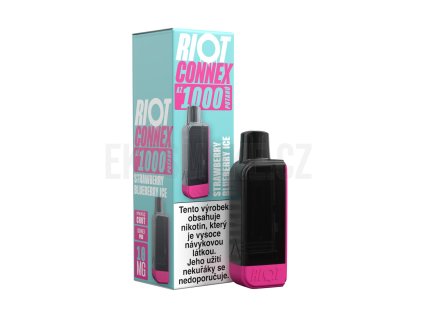 RIOT Connex 1000 předplněná kapsle (Strawberry Blueberry Ice) 10mg 1ks