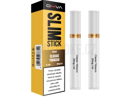 oxva slimstick pods cartridge classic tobacco 20mg 2pack