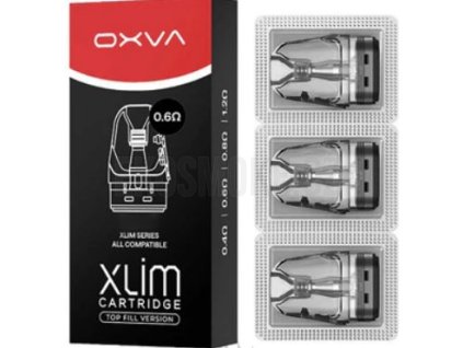 oxva xlim top fill cartridge 06ohm 3ml 3pack