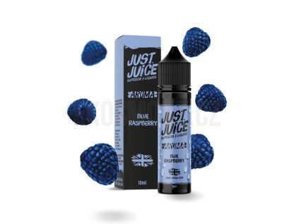 259876 prichut just juice s v blue raspberry modra malina objem 10ml kolek u