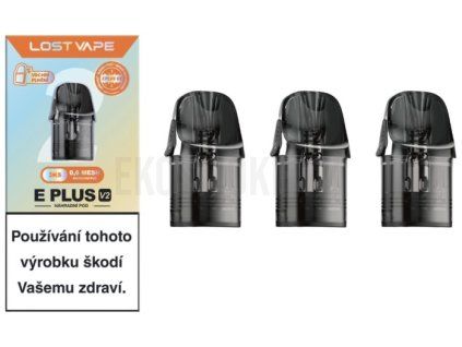 lost vape e plus v2 cartridge 06ohm 2ml 3pack