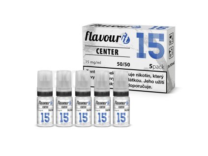 flavourit center 50 50 15mg 5x10ml