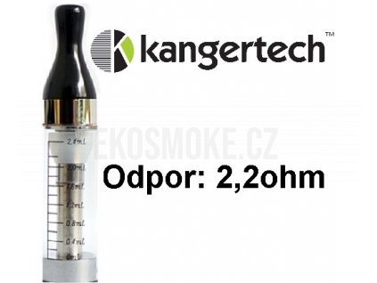 kangertech kangertech cct2 clearomizer 24ml 22ohm clear