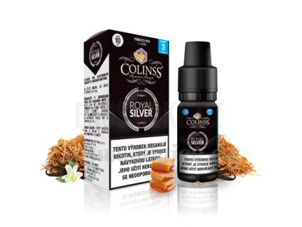 E-liquid Colinss 10ml / 0mg: Royal Silver (RY4 tabák)