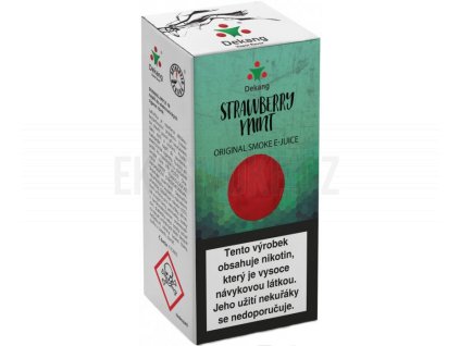 Liquid Dekang Strawberry mint 10ml - 6mg (Jahoda s mátou)