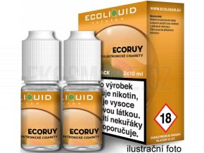 Liquid Ecoliquid Premium 2Pack ECORUY 2x10ml - 0mg