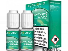 Liquid Ecoliquid Premium 2Pack Menthol 2x10ml - 20mg
