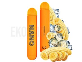 Lio Nano - 20mg - Banana ICE (Banánová zmrzlina), produktový obrázek.