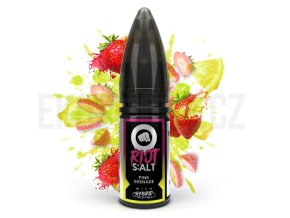 Riot SALT Hybrid - E-liquid - Pink Grenade (Citronovo-jahodová limonáda) - 20mg, produktový obrázek.