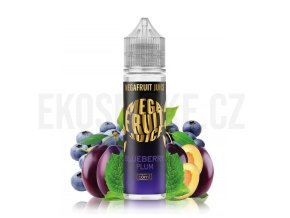 Megafruit Juice - S&V - Blueberry Plum (Borůvka se švestkami) - 10ml, produktový obrázek.