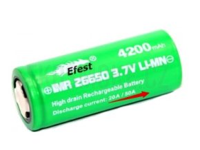 Efest baterie typ 26650 4200mAh 50A
