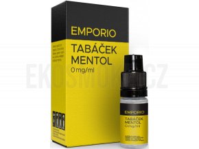 emporio tobacco menthol 10ml 0mg
