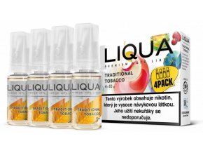 liqua cz elements 4pack traditional tobacco 4x10ml tradicni tabak