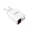 Nabíjecí adaptér do sítě Hoco C63A Dual USB (5V / 2,1A) (Bílý)