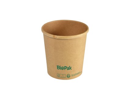 Miska Ronda na polévku 480ml hnědá kraft O97mm (25ks)