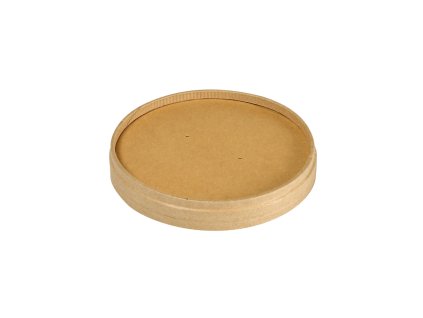 Víčko Ronda na misku 480ml hnědá kraft O98mm (25ks)