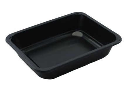 Zatavovací miska PP 227×178×50 mm černá