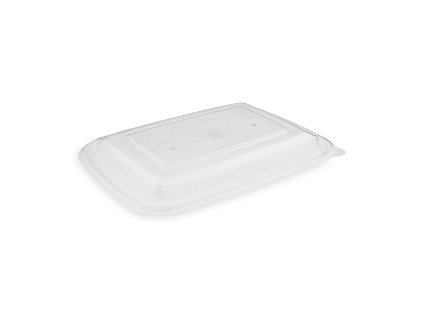 Víčko vypoukle průhledně pro menu mísu L 25x18,5x2cm PP (50ks)