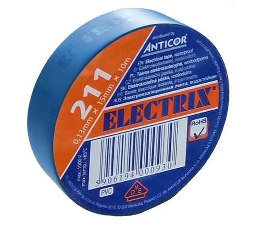 Izolačná páska PVC 15mm / 10m modrá