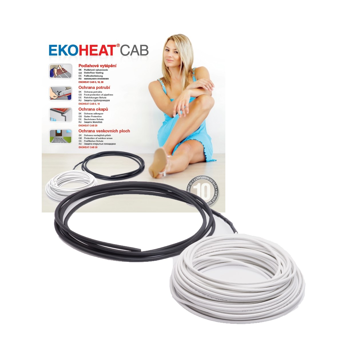 EKOHEAT vykurovací okruh CAB 5 230m / 1150W
