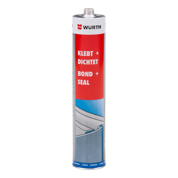 Konštrukčné lepidlo Würth K + D 300ml, Sivá