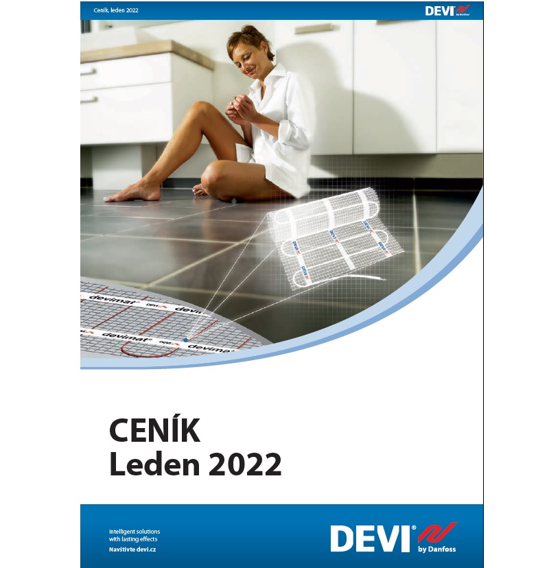 Nové ceny DEVI od 1.1.2022, Ceník Leden 2022