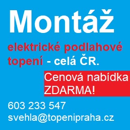 Elektrické podlahové topení - montáž