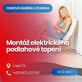 Montáž elektrické podlahové topení - celá ČR