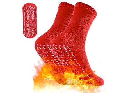 ponozky tourmaline samozahrivaci red 1 kopie