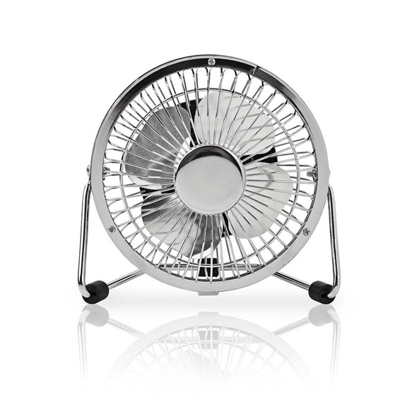 Ventilátor USB NEDIS FNDK1CR10 silver