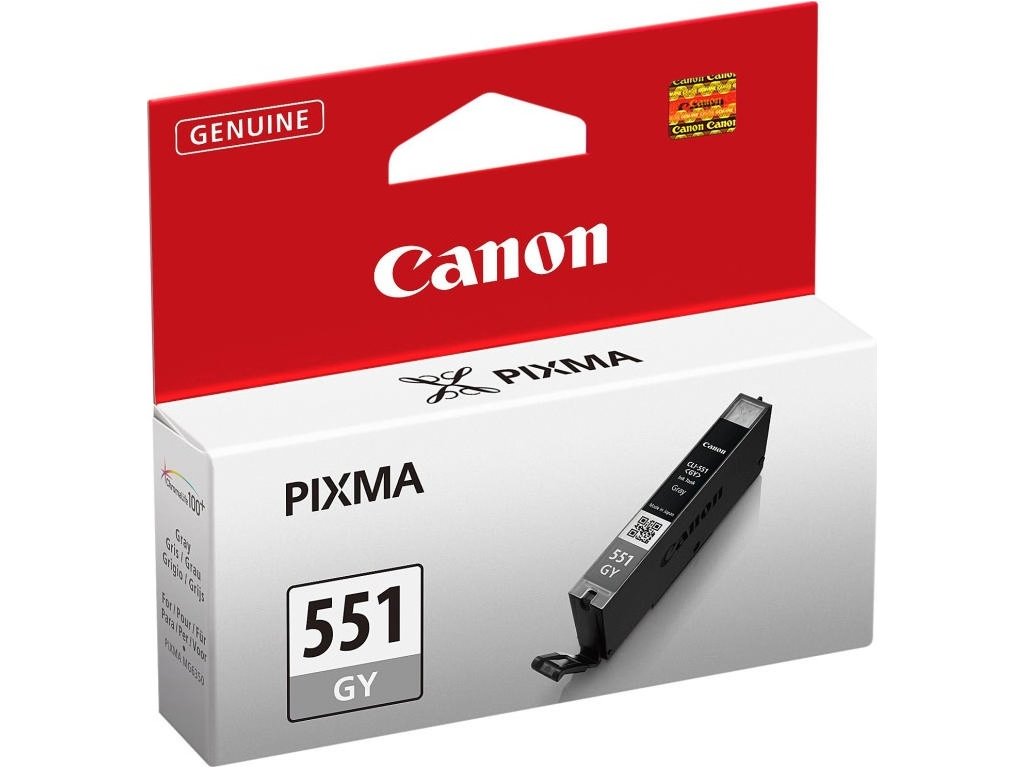 Canon CARTRIDGE CLI-551GY šedá pro PIXMA iP8750, MG5450, MG5650, MG6350,  MG6450, MG6650, MG7150, MG7550 (126 str.) - Ekotoner.sk