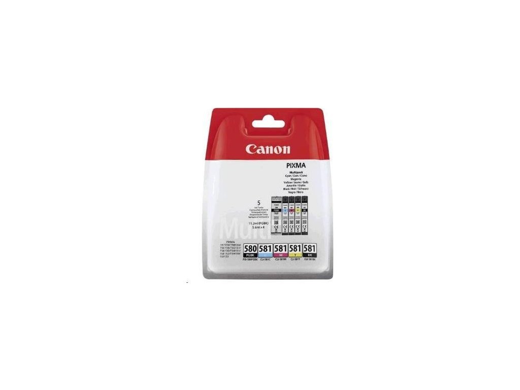 Canon BJ CARTRIDGE PGI-580/CLI-581 BK/CMYK MULTI BLISTER SEC