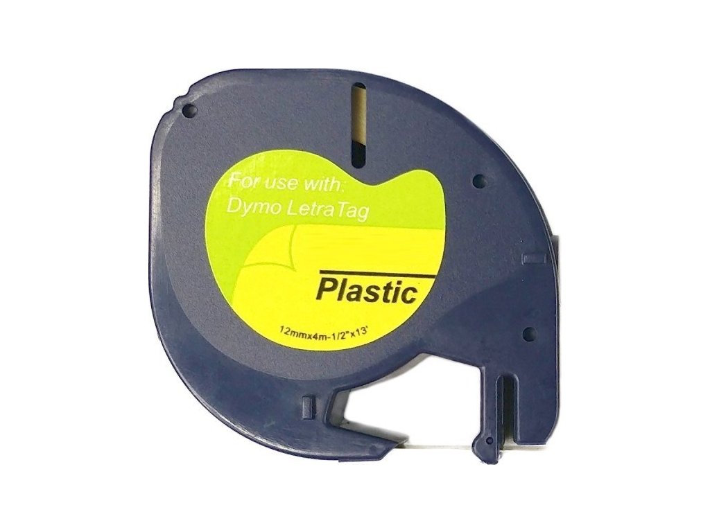 Páska Xerox kompatibilná s DYMO 59422, 12 mm x 4 m, čierna tlač / biele pozadie, LetraTag, plast - ALLPRINT