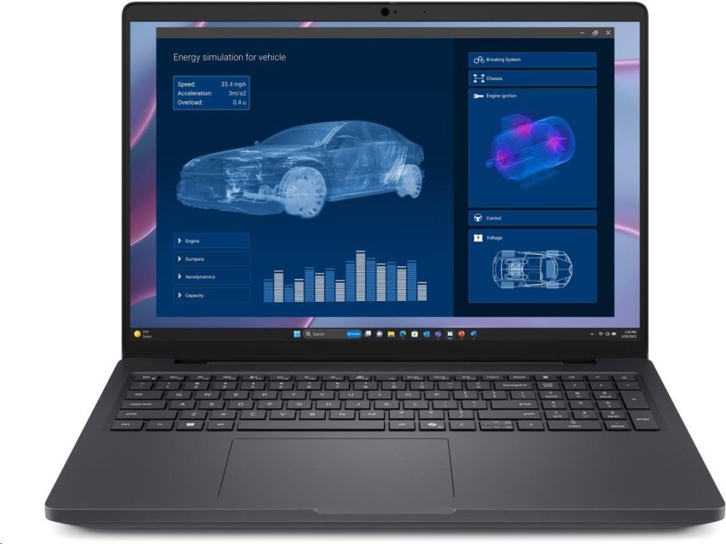 DELL NTB Pro Max 16 MC16255/AMD Ryzen AI 7 PRO/32GB/512SSD/16" FHD+/RTX PRO500/130W Type-C/WLAN/Bck Kb/W11 Pro/3Y PS NBD