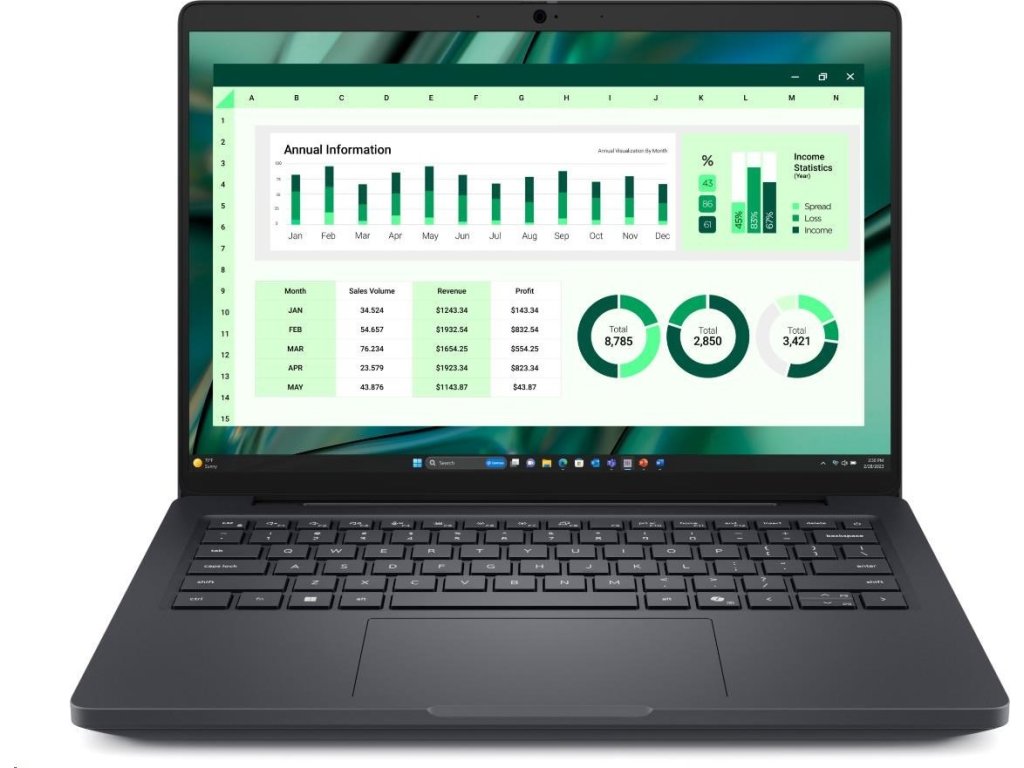 DELL NTB Pro Max 14 MC14250/U7-255H/16GB/512SSD/14" FHD+ /IR Cam & Mic/100W Type-C/WLAN/Backlit Kb/W11 Pro/3Y PS NBD