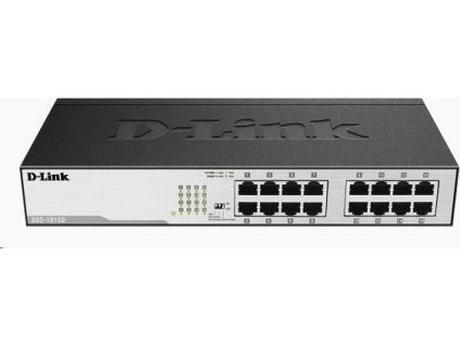 D-Link DGS-1016D 16-portový 10/100/1000 gigabitový stolný/pozemný prepínač