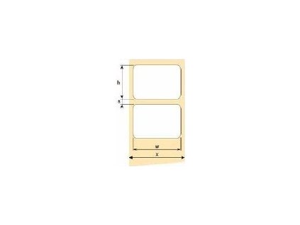 Termoetikety OEM 100 mm x 150 mm, cena za 500 ks, bez BPA