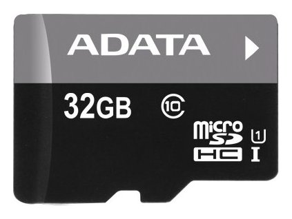 Karta ADATA MicroSDHC 32GB UHS-I Class 10 + SD adaptér, Premier
