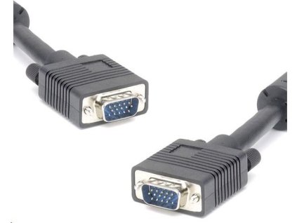 Prepojovací kábel PREMIUMCORD VGA 7 m HQ (HD15M/M, DDC2, 3x koax + 8 žíl, feritové jadrá)