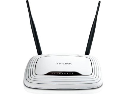 Wireles router TP-LINK TL-WR841N, 300 Mbps, 4-Port 10/100 Mbps Switch, MIMO, QoS, QSS, SPI firewall, dve fixné antény