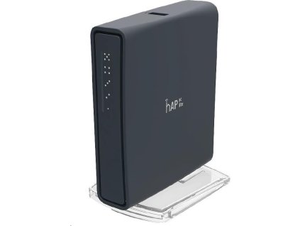 MikroTik hAP ac lite (tower), 650MHz CPU, 64MB RAM, 5xLAN, 2.4+5GHz (802.11b/g/n/ac), vrátane. L4