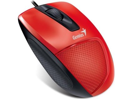 Myš GENIUS DX-150X, drôtová, 1000 dpi, USB, červená