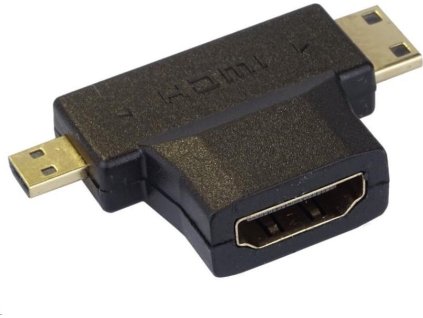 Adaptér PremiumCord HDMI na mini HDMI typu C a micro HDMI typu D